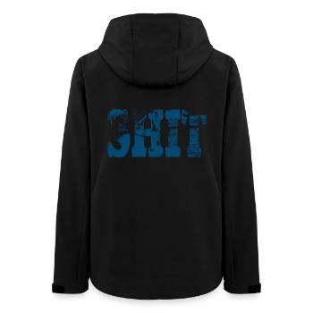 Shit  - Frauen Recycelte Softshelljacke von Stanley/Stella - Schwarz - Hinten - AI Model Female 172 light (172cm)