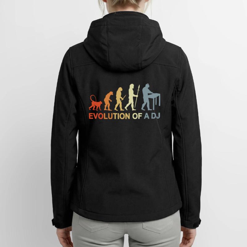 Evolution eines DJ Frauen Recycelte Softshelljacke von Stanley/Stella