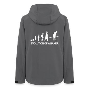 Development of a baker - Women’s Recycled Softshell Jacket by Stanley/Stella - anthracite - Back - AI Model Female 172 light (172cm)