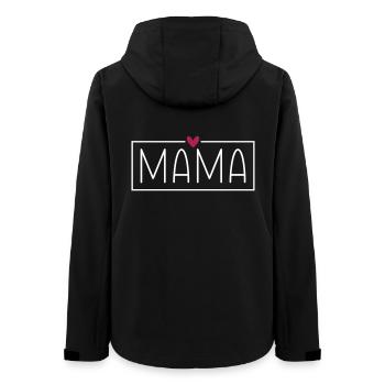 Mama - Frauen Recycelte Softshelljacke von Stanley/Stella - Schwarz - Hinten - AI Model Female 172 light (172cm)