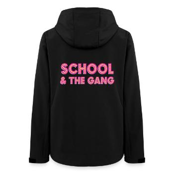 School & the Gang - Chemise Girlie pour écoliers - Veste softshell femme recyclée Stanley/Stella - noir - Dos - AI Model Female 172 light (172cm)