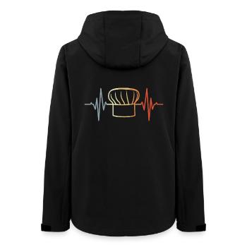 Chapeau de boulanger vintage - Veste softshell femme recyclée Stanley/Stella - noir - Dos - AI Model Female 172 light (172cm)