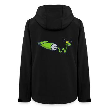 Schlangenmaler - Frauen Recycelte Softshelljacke von Stanley/Stella - Schwarz - Hinten - AI Model Female 172 light (172cm)