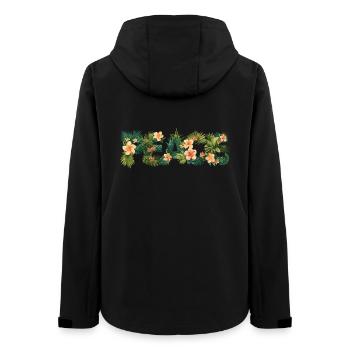 Paix - Ambiance estivale - Veste softshell femme recyclée Stanley/Stella - noir - Dos - AI Model Female 172 light (172cm)
