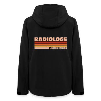 Radiologist Radiologist Radiology Radiologist - Women’s Recycled Softshell Jacket by Stanley/Stella - black - Back - AI Model Female 172 light (172cm)