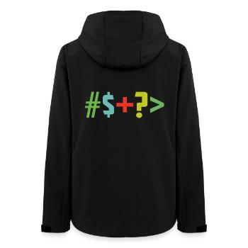 Special character - Women’s Recycled Softshell Jacket by Stanley/Stella - black - Back - AI Model Female 172 light (172cm)