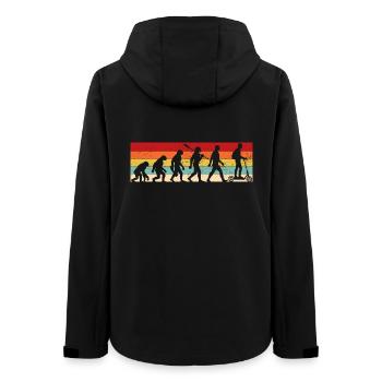 Vintage Evolution - E-Scooter - Veste softshell femme recyclée Stanley/Stella - noir - Dos - AI Model Female 172 light (172cm)