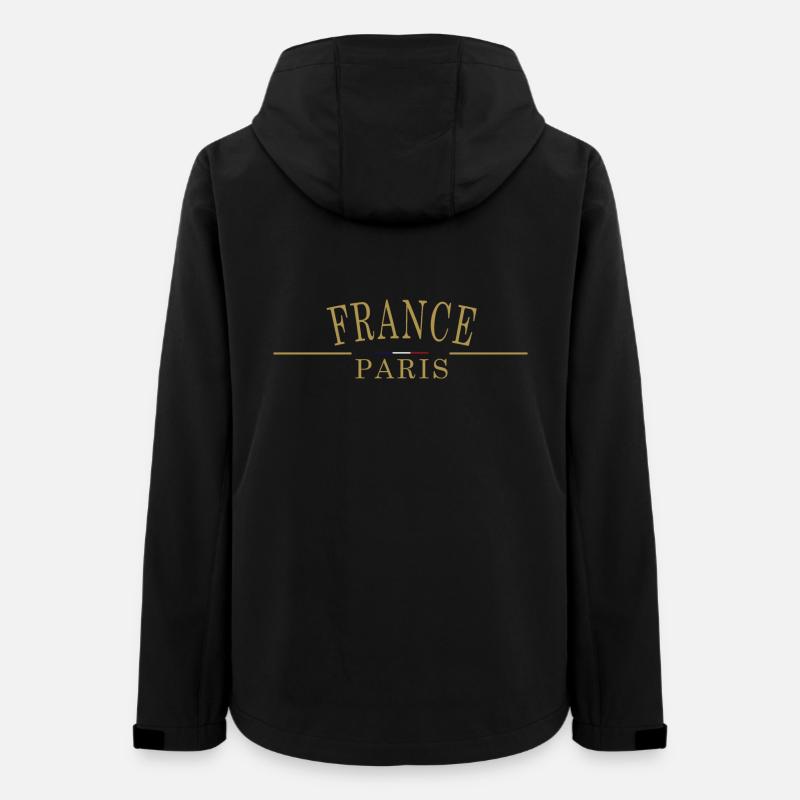 FRANKREICH Flagge Paris - Frauen Recycelte Softshelljacke von Stanley/Stella - Schwarz