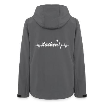 Heartbeat Aachen - Frauen Recycelte Softshelljacke von Stanley/Stella - Anthrazit - Hinten - AI Model Female 172 light (172cm)