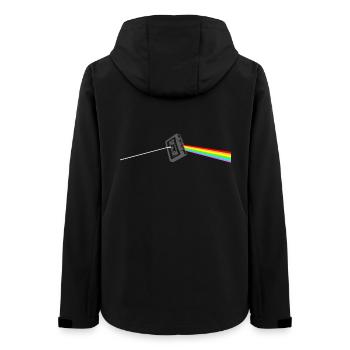 Kassette - Frauen Recycelte Softshelljacke von Stanley/Stella - Schwarz - Hinten - AI Model Female 172 light (172cm)
