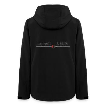 Symbol Tai Chi - Yoga Buddha relaxation - Women’s Recycled Softshell Jacket by Stanley/Stella - black - Back - AI Model Female 172 light (172cm)