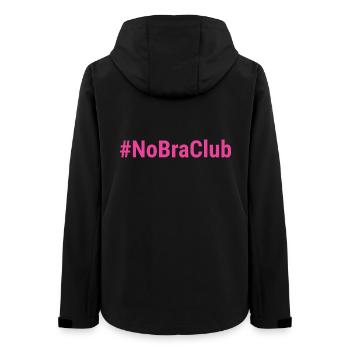 NoBraClub Rose - Veste softshell femme recyclée Stanley/Stella - noir - Dos - AI Model Female 172 light (172cm)