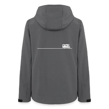 Chemise de camping pour campeurs réels - Veste softshell femme recyclée Stanley/Stella - charbon - Dos - AI Model Female 172 light (172cm)