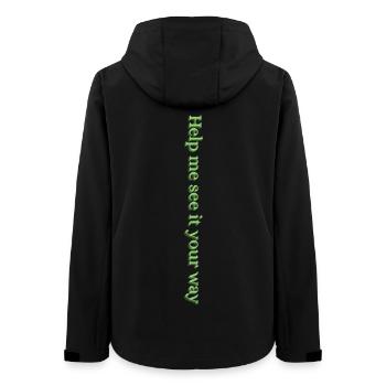 Aide-moi à voir les choses à ta façon - Veste softshell femme recyclée Stanley/Stella - noir - Dos - AI Model Female 172 light (172cm)