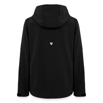 Hübsches Mädchen Pink Bow - Frauen Recycelte Softshelljacke von Stanley/Stella - Schwarz - Hinten - AI Model Female 172 light (172cm)