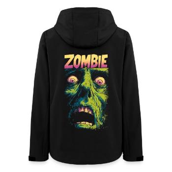 Zombie - Women’s Recycled Softshell Jacket by Stanley/Stella - black - Back - AI Model Female 172 light (172cm)