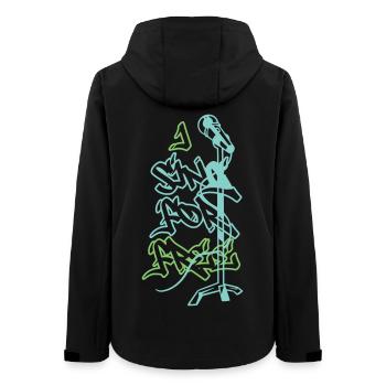 Ich Singe Kostenlos - Frauen Recycelte Softshelljacke von Stanley/Stella - Schwarz - Hinten - AI Model Female 172 light (172cm)