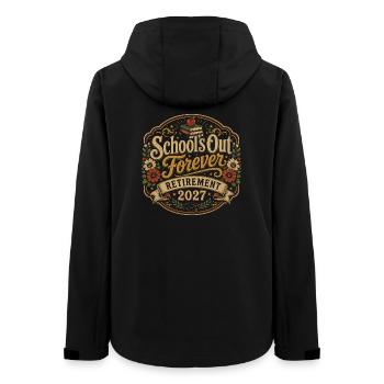 Lehrer-Retreat 2027 | Schul-Finie-Humor - Frauen Recycelte Softshelljacke von Stanley/Stella - Schwarz - Hinten - AI Model Female 172 light (172cm)