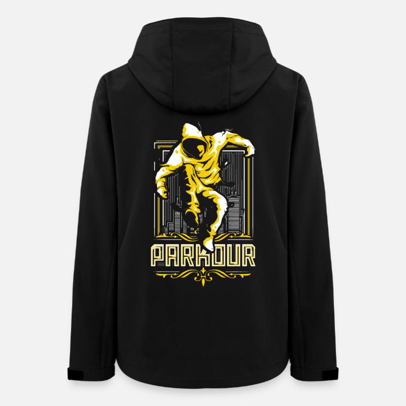 Parkour - Freerunning - Parcour Sport - Women’s Recycled Softshell Jacket by Stanley/Stella - black
