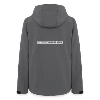 Rendre le racisme faux - Veste softshell femme recyclée Stanley/Stella - charbon - Dos - AI Model Female 172 light (172cm)