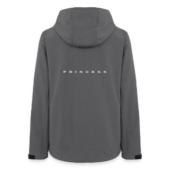 Princesse | Princesse - Veste softshell femme recyclée Stanley/Stella - charbon - Dos - AI Model Female 172 light (172cm)