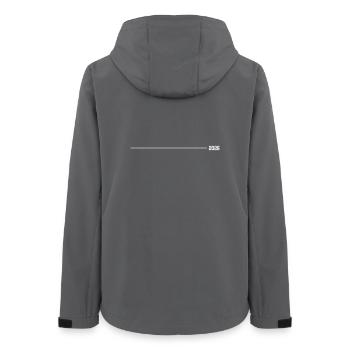 2026 stroke - Women’s Recycled Softshell Jacket by Stanley/Stella - anthracite - Back - AI Model Female 172 light (172cm)
