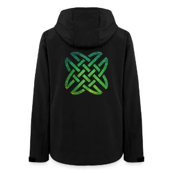 Celtic Knot - Frauen Recycelte Softshelljacke von Stanley/Stella - Schwarz - Hinten - AI Model Female 172 light (172cm)