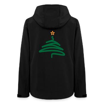 Sapin de Noël - Veste softshell femme recyclée Stanley/Stella - noir - Dos - AI Model Female 172 light (172cm)