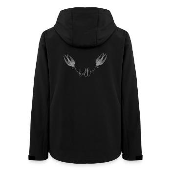 Hirondelle - Frauen Recycelte Softshelljacke von Stanley/Stella - Schwarz - Hinten - AI Model Female 172 light (172cm)