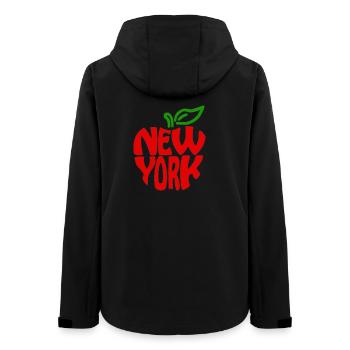 New York - Frauen Recycelte Softshelljacke von Stanley/Stella - Schwarz - Hinten - AI Model Female 172 light (172cm)
