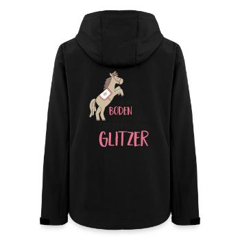 Lustiger Spruch - Frauen Recycelte Softshelljacke von Stanley/Stella - Schwarz - Hinten - AI Model Female 172 light (172cm)