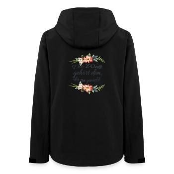 Le monde appartient à ceux qui en jouissent - Valentine - Veste softshell femme recyclée Stanley/Stella - noir - Dos - AI Model Female 172 light (172cm)