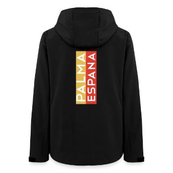 Palma Espana Souvenir T-Shirt Pullover - Frauen Recycelte Softshelljacke von Stanley/Stella - Schwarz - Hinten - AI Model Female 172 light (172cm)