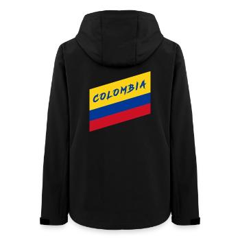Kolumbien Nationalflagge / Geschenk Flagge Bogota - Frauen Recycelte Softshelljacke von Stanley/Stella - Schwarz - Hinten - AI Model Female 172 light (172cm)