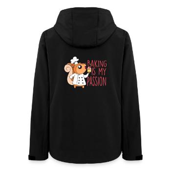 Backen Eichhörnchen - Frauen Recycelte Softshelljacke von Stanley/Stella - Schwarz - Hinten - AI Model Female 172 light (172cm)