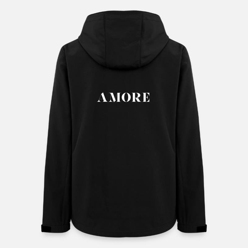 Amore - Veste softshell femme recyclée Stanley/Stella - noir