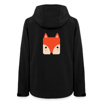 Fuchs - Frauen Recycelte Softshelljacke von Stanley/Stella - Schwarz - Hinten - AI Model Female 172 light (172cm)