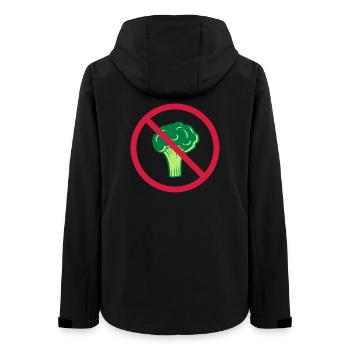 no broccoli prohibited shield zone healthy vitamins - Women’s Recycled Softshell Jacket by Stanley/Stella - black - Back - AI Model Female 172 light (172cm)