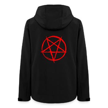 Pentagramm - Frauen Recycelte Softshelljacke von Stanley/Stella - Schwarz - Hinten - AI Model Female 172 light (172cm)