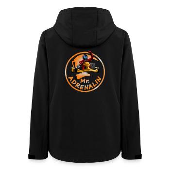 Karting Mr. Adrenalin - Veste softshell femme recyclée Stanley/Stella - noir - Dos - AI Model Female 172 light (172cm)