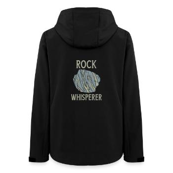 Geologist Geology Rocks - Women’s Recycled Softshell Jacket by Stanley/Stella - black - Back - AI Model Female 172 light (172cm)