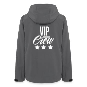 VIP CREW - Frauen Recycelte Softshelljacke von Stanley/Stella - Anthrazit - Hinten - AI Model Female 172 light (172cm)