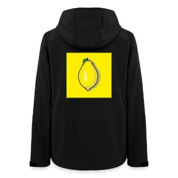 lemon lemon - Women’s Recycled Softshell Jacket by Stanley/Stella - black - Back - AI Model Female 172 light (172cm)