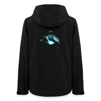 Welder - Women’s Recycled Softshell Jacket by Stanley/Stella - black - Back - AI Model Female 172 light (172cm)