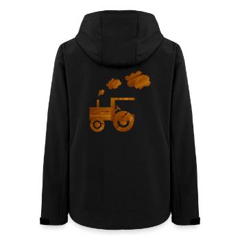 traktor landwirtschaft spielzeug - Frauen Recycelte Softshelljacke von Stanley/Stella - Schwarz - Hinten - AI Model Female 172 light (172cm)