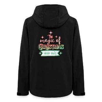 Christmas - Women’s Recycled Softshell Jacket by Stanley/Stella - black - Back - AI Model Female 172 light (172cm)