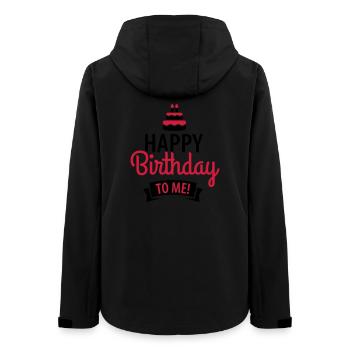 Happy birthday to me! - Veste softshell femme recyclée Stanley/Stella - noir - Dos - AI Model Female 172 light (172cm)