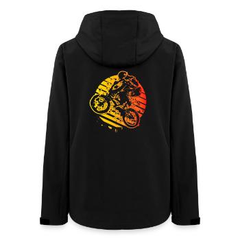 BMX Vélo - BMX Bike Orange - Veste softshell femme recyclée Stanley/Stella - noir - Dos - AI Model Female 172 light (172cm)