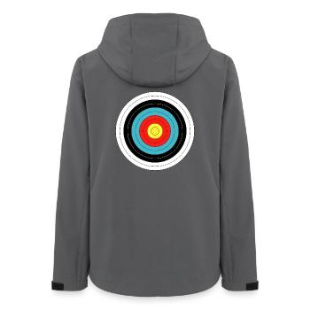 cible - Veste softshell femme recyclée Stanley/Stella - charbon - Dos - AI Model Female 172 light (172cm)