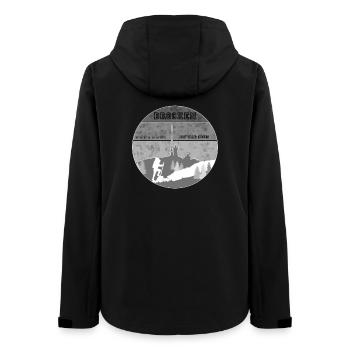 Je pars en randonnée - Brocken Harz - Veste softshell femme recyclée Stanley/Stella - noir - Dos - AI Model Female 172 light (172cm)